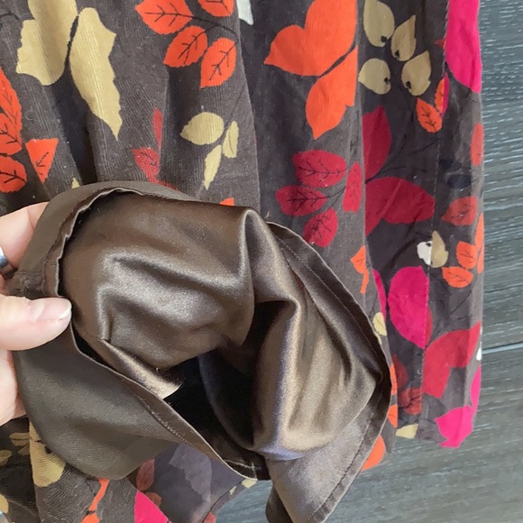 $15 Add On EUC Gap Pretty Girls Fine Brown Corduroy Butterfly Dress Line… - Picture 6 of 8